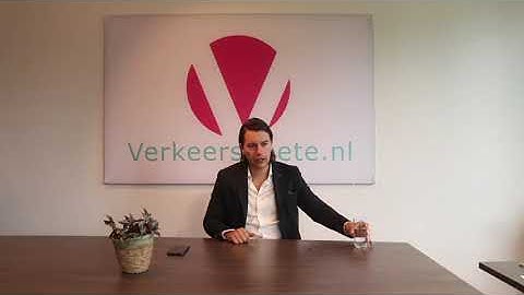 Boete zonder staandehouding | verkeersboete.nl