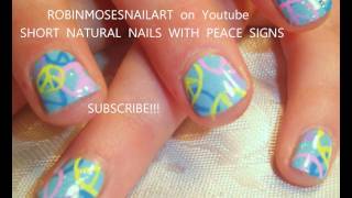 peace nails sign nail easy