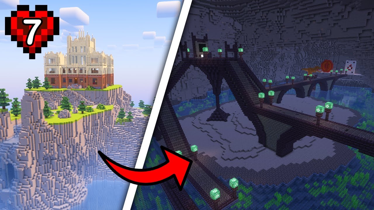 I Built The Batcave in Hardcore Minecraft