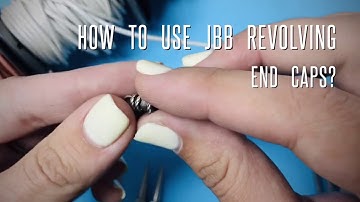How to use revolving end caps for Leather cord? JBBfindings.com