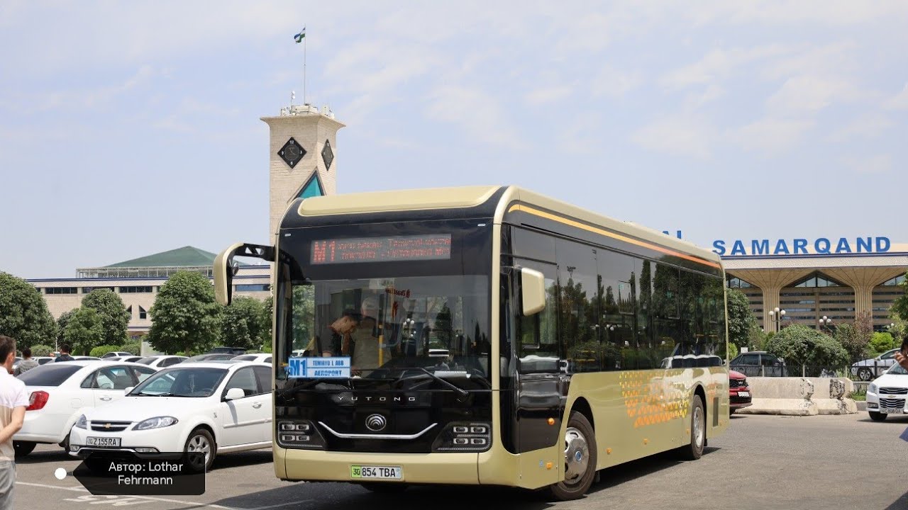 Самаркандский электробус маршрут М1