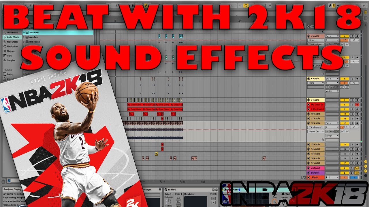 Making a Beat with NBA 2k18 Sound Effects (Ableton Live 9) - YouTube