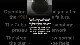 Operation Mongoose Made Secrecy Routine #shorts