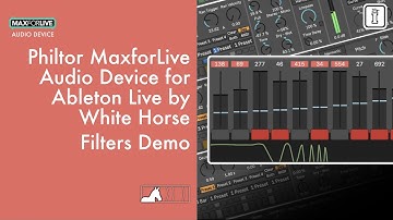 Philtor 12-bands filterbank met sequencer - MaxforLive-zelfstudie | White Horse Recordings