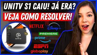 UNITV S1 PAROU DE FUNCIONAR? UNITV S1 ESTÁ FORA DO AR? - VEJA COMO SOLUCIONAR ESTE PROBLEMA!