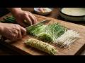 How to Make Creative Vegetable Dishes | Amazing Knife Cutting Skills at Home