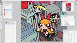 Digital Coloring: Powerpuff Girls (part 2)