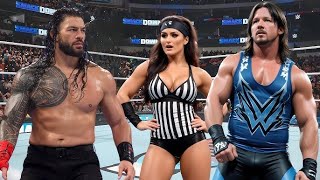 WWE 2K24 - Roman Reigns vs AJ Styles - FULL MATCH | WWE