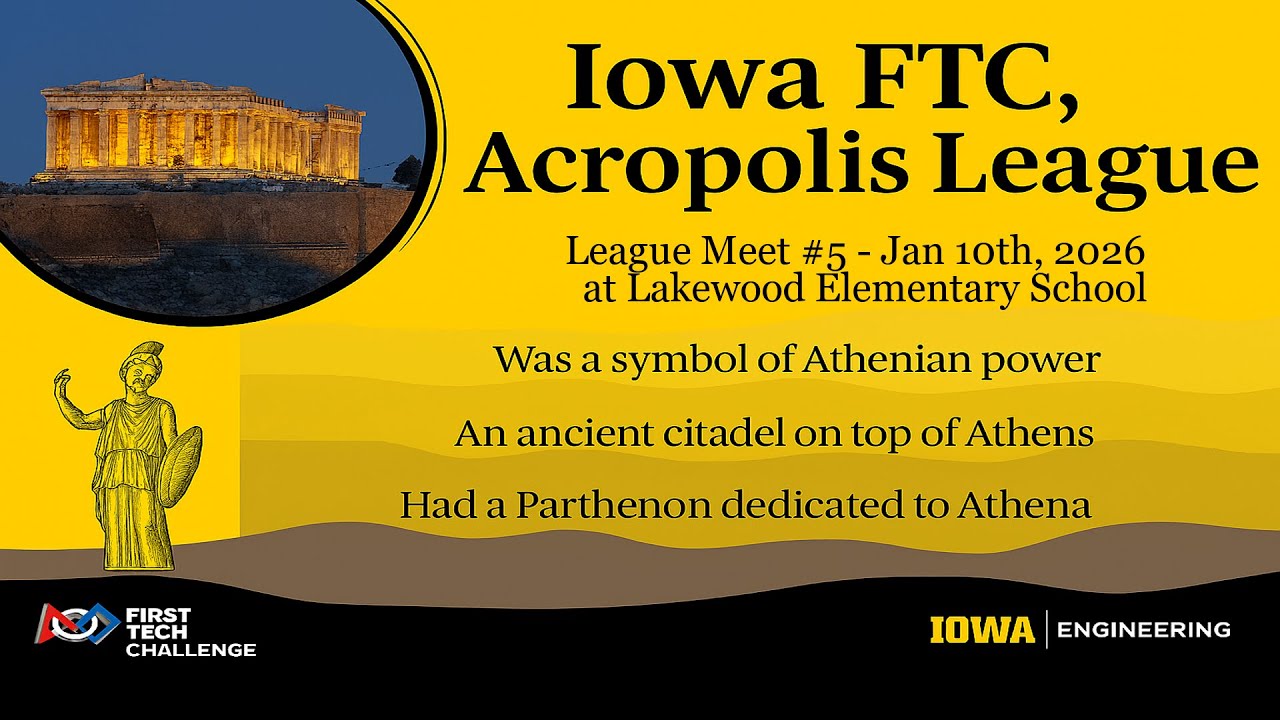 FTC-Iowa, Acropolis League Meet 5 - 1/10/2026