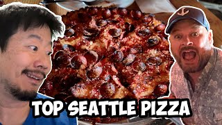 I discover the top 2 pizzas in Seattle