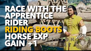 Race with the apprentice rider (Riding Boots - Horse EXP Gain +1) Crimson Desert screenshot 1