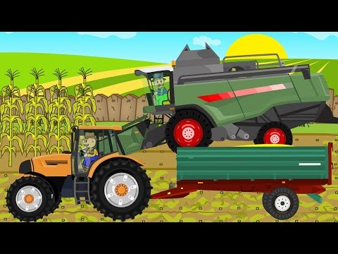 ☻ Maize - Farmers Works | Rolnik i Kukurydza | Bajki Traktory ☻