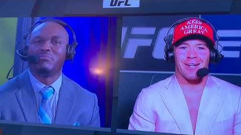 Colby Covington and Kamaru Usman Post Fight Trash Talk