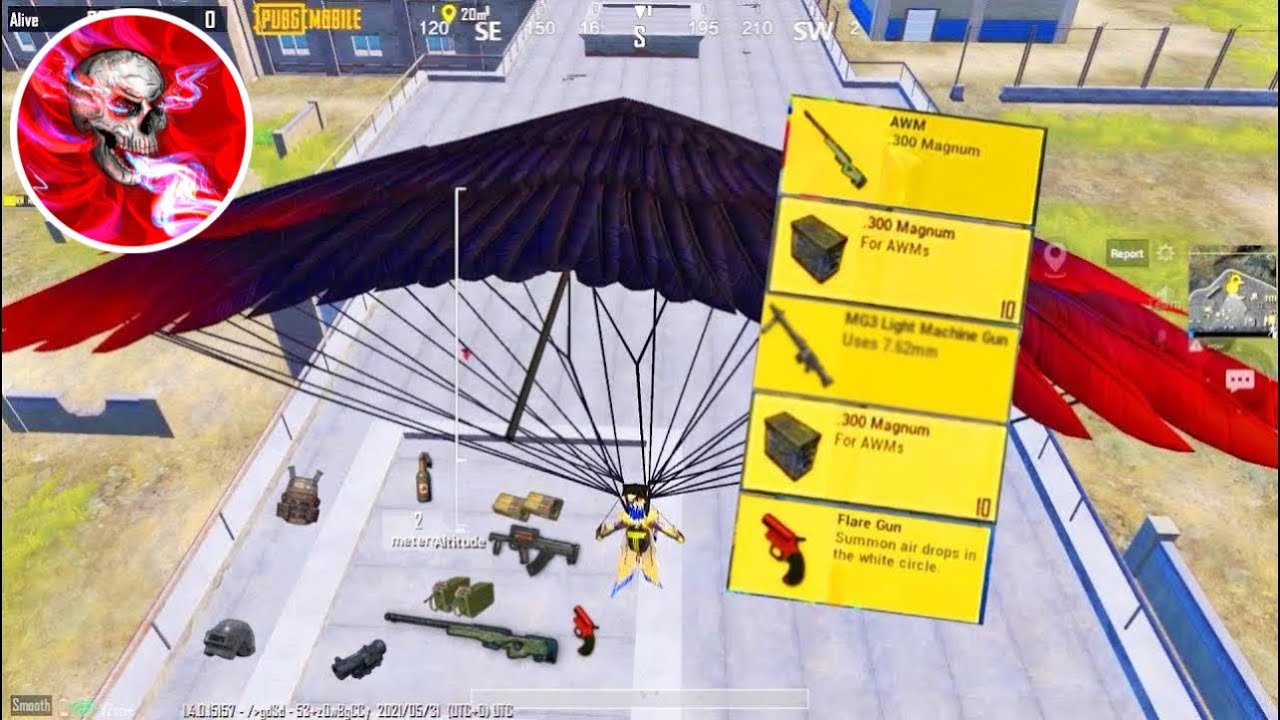 I LANDED on 2 FLARE GUN with MUNNO GAMİNG😍Pubg Mobile