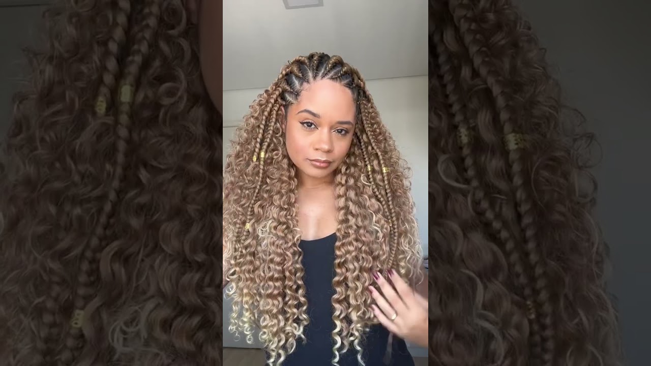 MUDEI DE CABELO E FIQUEI LOIRA | NAGÔ COM ENTRELACE 