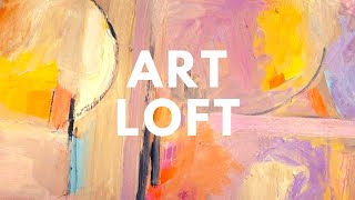 Ruth Gilmore Langs’ Abstract Painting in Islamorada| Art Loft 808 Segment