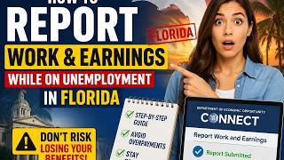 How to report work and earnings while on unemployment in Florida