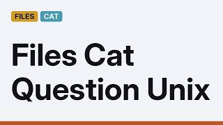 Unix & Linux: Subtracting Binary files (2 Solutions!!)