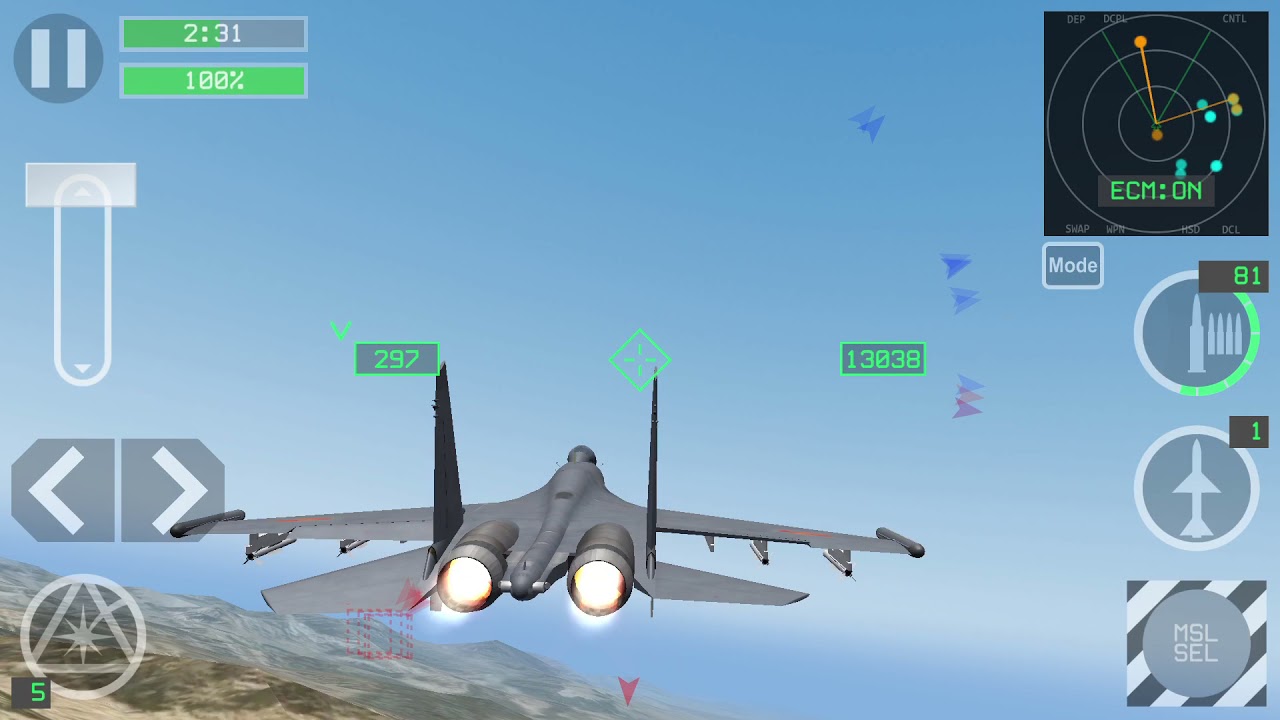 Strike Fighters Modern Combat 'Fighter Sweep' | PLAAF J-11D 'Flanker-L'