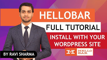 Hello Bar WordPress Plugin Installation Tutorial| Create Popups for Free
