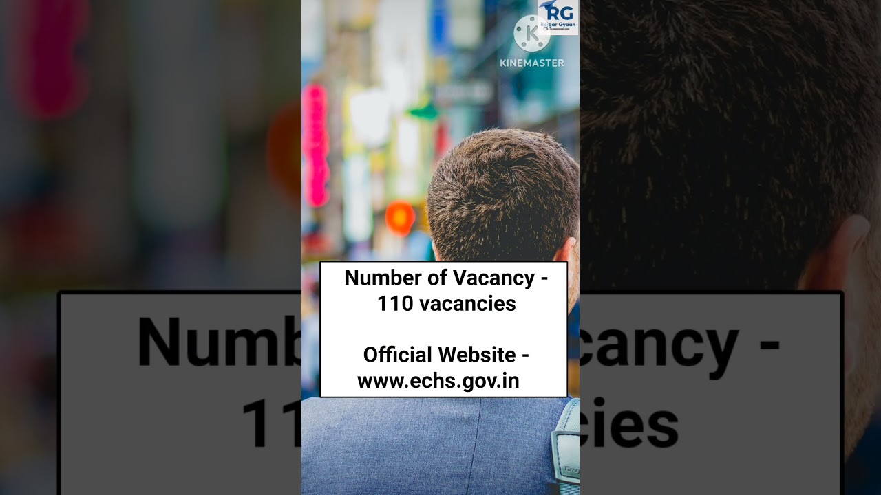 ECHS Recruitment 2023 || 