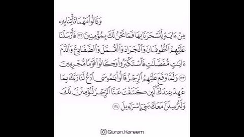 القارئ ماهر المعيقلي - سورة الأعراف - من الآية 132 إلى الآية 134