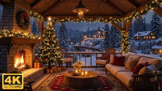 Soothing Christmas Music 🎄 Traditional Instrumental Carols with Cozy Fireplace 🎁