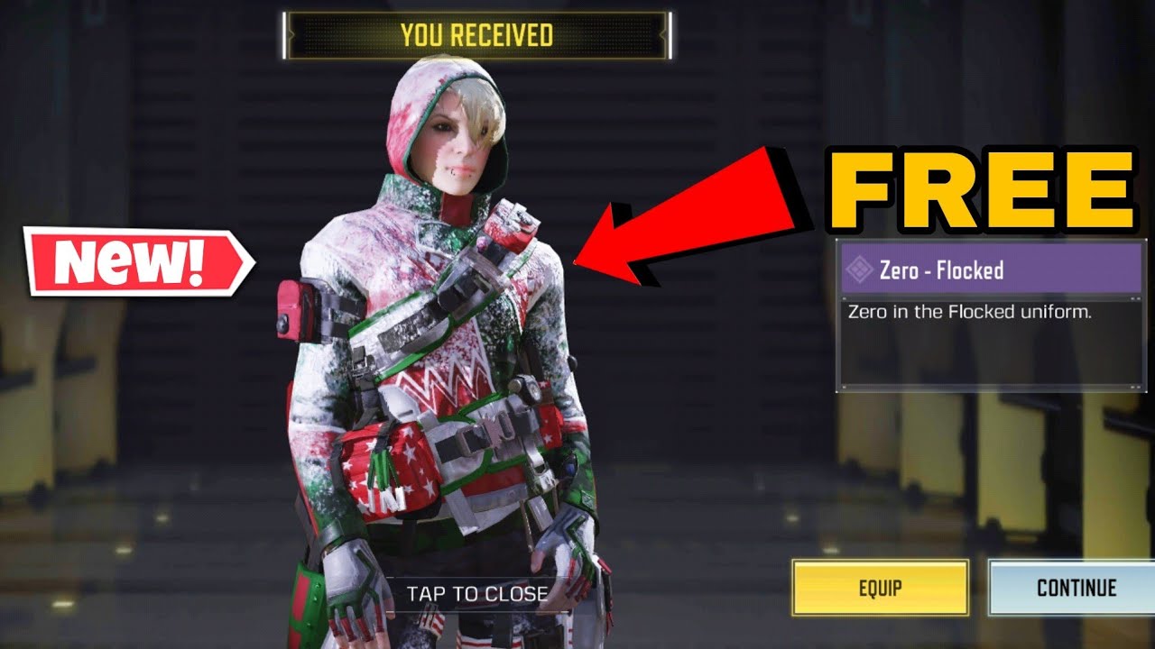 How to Get FREE Zero - Flocked in COD Mobile | Ho Ho Hot Drops Event