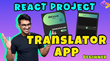 React Translator App Using API – Full Project Tutorial