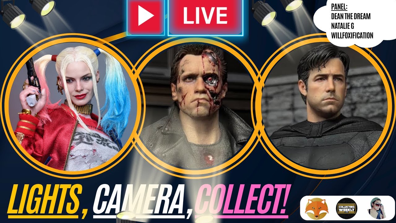 InArt BVS Batman, InArt Terminator, Hot Toys Artisan Harley Quinn, Hot Toys Endoskeleton, Wonderfest