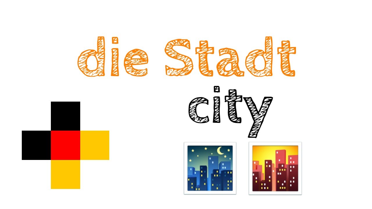 Lerne Deutsch die Stadt + 10 Sätze + Übersetzung in den Untertiteln YouTube