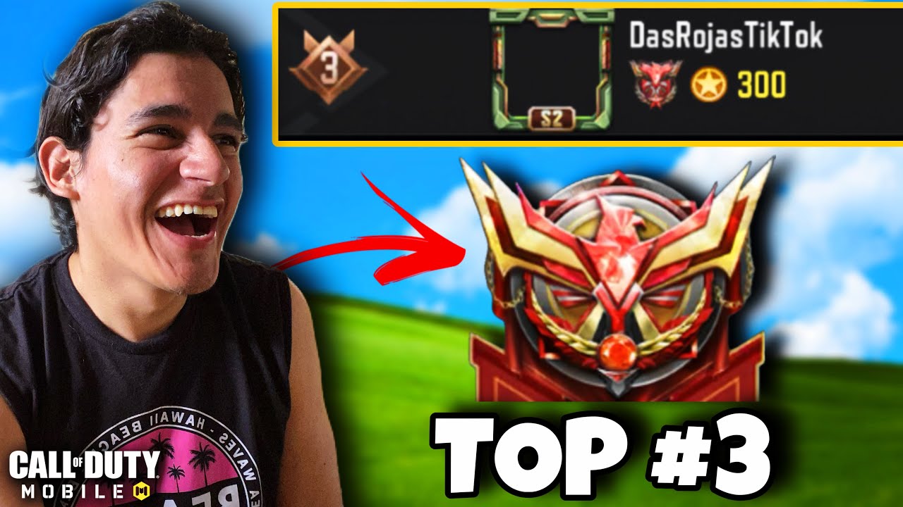 ASÍ de TRYHARDS son las PARTIDAS con el TOP 3 del MUNDO | COD MOBILE