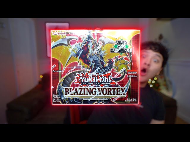 blazing vortex booster box Opening NEW Yu-Gi-Oh! *Insane Pulls!* GX animated series. 1x Yugioh Blazing Vortex 1st