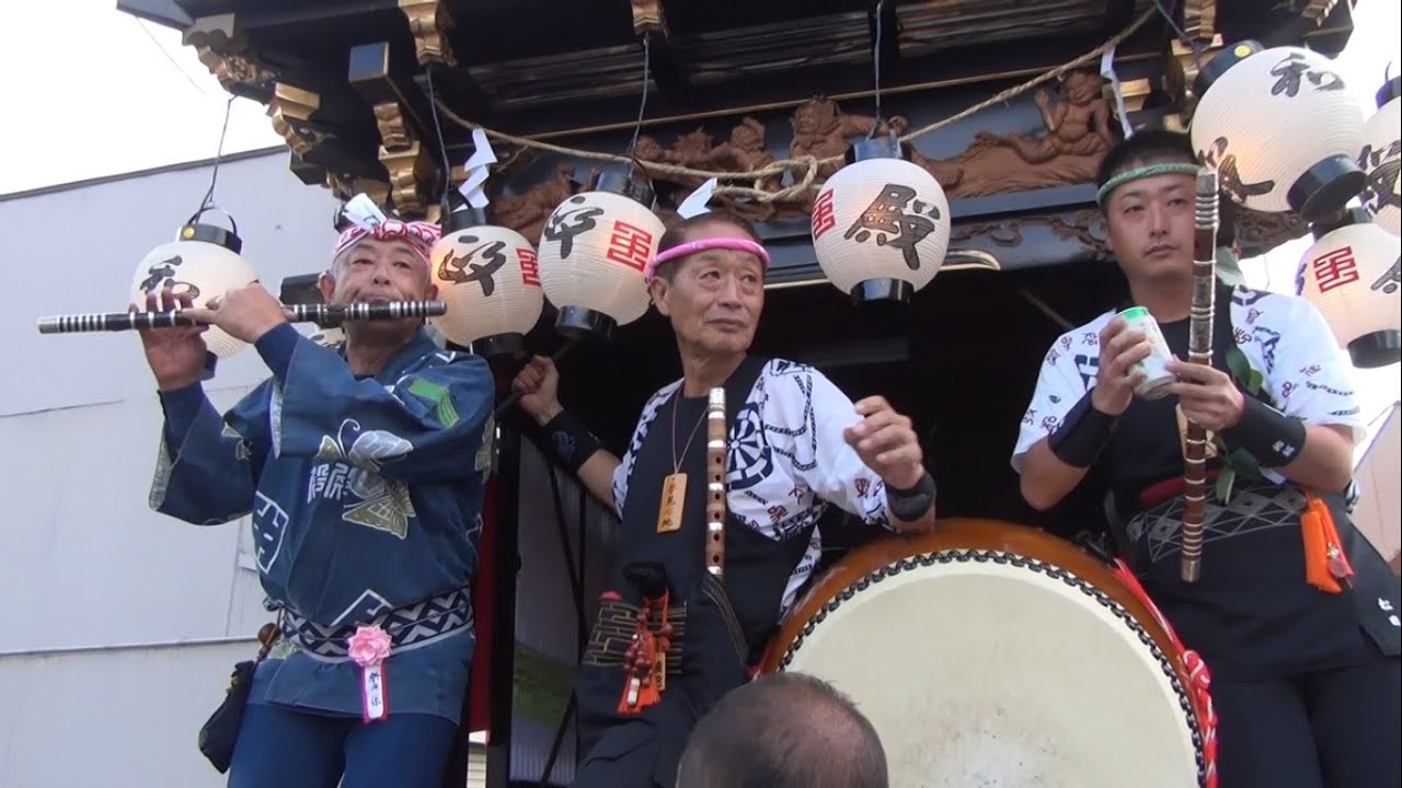 上山梨祇園祭 政和殿 「屋台下」