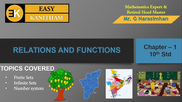 Unit-1: Relations Functions Part - 6 | TN New Syllabus 2020 | G Narasimhan