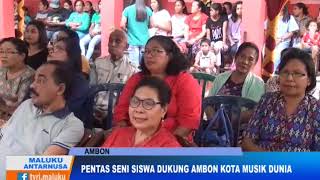 Pagelaran SD Negeri 1 Amahusu mendukung Kota Ambon sebagai \