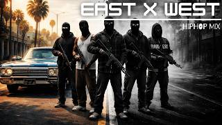 🌴 East vs West Coast Hip Hop | 90s &amp; 2000s Gangsta Rap Mix 🔥 Real Old School Classics