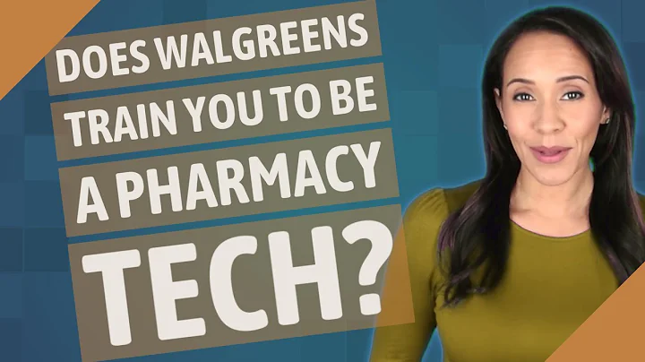 Does Walgreens train you to be a pharmacy tech?