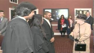 Bahamian Law Student Meets Queen Elizabeth