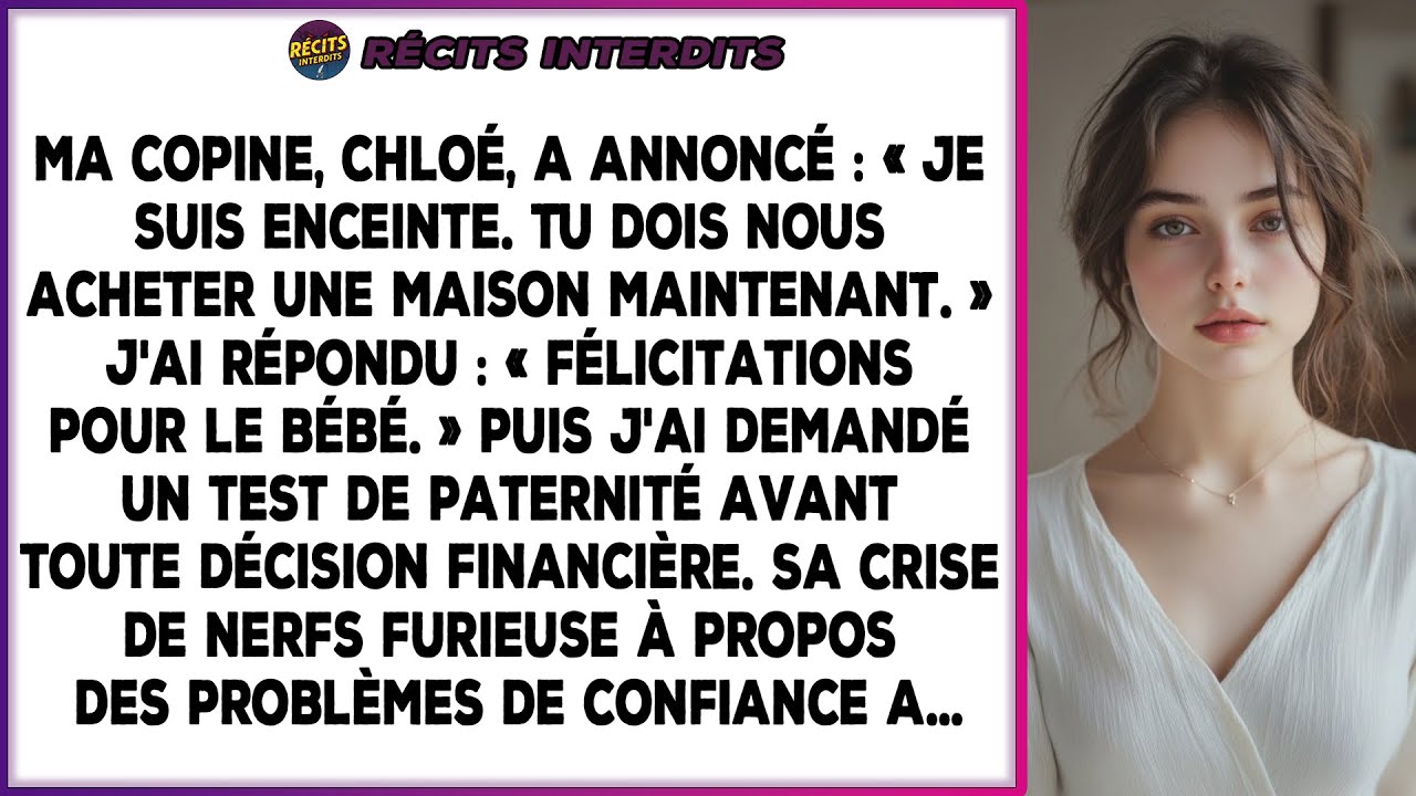Ma Copine A Annoncé: « Je Suis Enceinte, Tu Dois Nous Acheter Une Maison Maintenant ! » J'ai Répondu