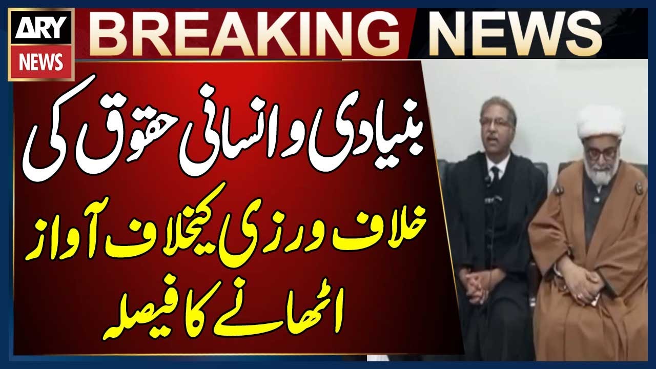 Senator Ali Zafar Announces Decision to Raise Voice Against Human Rights Abuses | Breaking News