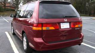 odyssey honda ex 2004 res dvd leather