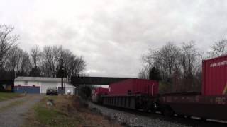 CSX Q130 in Hi Def at Shenandoah Junction,WV on 11/22/13
