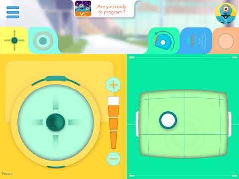coding dash robot with GO