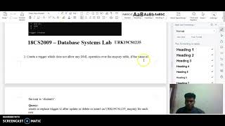Triggers | EXP 8 | DBMS Lab