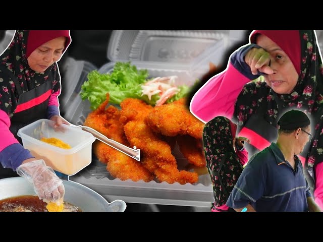 KENA HALAU!! TERPAKSA PINDAH TEMPAT LAIN!! BORONG SEMUA CHICKEN COP u0026 AYAM GORENG !! class=