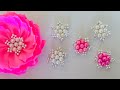 Cómo hacer centros de perlas para flores 🌸 paso a paso 🌸tutorial🌸DIY🌸 centros de perlas 🌸flower