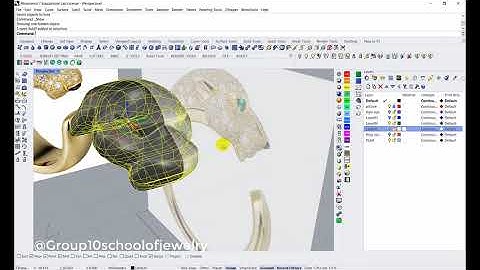 Panther ring by Sub D in Rhino7 (Fast speed Modeling)