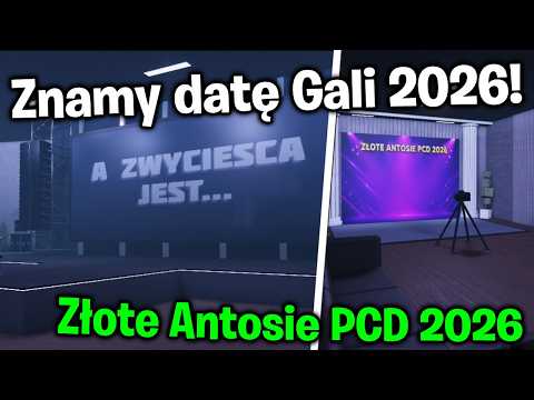 WSZYSTKO CO MUSISZ WIEDZIEĆ O GALI ZŁOTE ANTOSIE PCD 2026 - DATA I KATEGORIĘ! (Roblox)