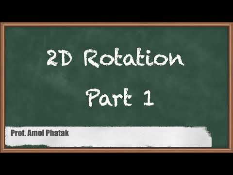 2D Rotation Part I - Two Dimensional Geometric Transformation ...